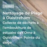 Nettoyage de plage à Ouistreham 