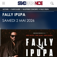 Concert fally ipupa stade de France 
