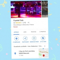 Petite sortie dans une petite boîte de nuit. 